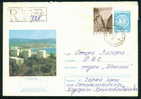 Ubm Bulgaria PSE Stationery 1974 SUNNY BEACH - HOTEL   Stamp RIVER ERMA - JDRELOTO MOUNTAIN PASS / Coat Of Arms /4715 - Hotels, Restaurants & Cafés