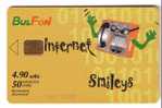 INTERNET SMILES 1  ( Bulgaria - Bulfon Chip Card ) -   Tirage 25.000 Ex. - Bulgarie
