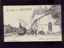 44 J´arrive à Ancenis Bon Souvenir édit.artaud Nozais N° 74 Train En Gare  Chemin De Fer   Belle Carte - Ancenis