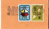 CH427/ SCHWEIZ -  VEREINTE NATIONEN  Werbestpl. Tag Des Kindes Auf Briefausschnitt - Used Stamps