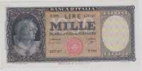 1736)banconota Da 1000£ Ornata Di Perle Del 25-9-1961  FDS Vedi Foto - 1.000 Lire