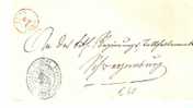 CH023 / - SCHWEIZ - Brief Ex Bern 1850 Polizeidienstsache Bär Im Stempel (POLICE) - 1843-1852 Correos Federales Y Cantonales