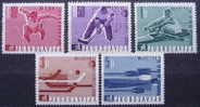 ROWING - 2. Pcs.  &  HOCKEY - 2. Pcs.  &  ATHLETICS - 1. Pcs. ( Yugoslavia Mint Set ) - Balkans Games 1966. - Rudersport