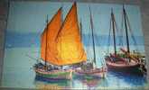 Boats,Ship,Fishing,Switzerland,vintage Postcard - Fishing Boats