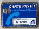 France Telecom. Carte Pastel  Nationale - France Télécom