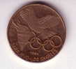 OLYMPIC GAMES Sarajevo & Los Angeles ( Yugoslavien Medal Or Token ) Jeton Tokens Gettone Medaille JEUX OLYMPIQUES - Autres & Non Classés