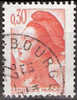 Timbre France Y&T N°2182 (01) Obl. Liberté De Gandon. 30 C. Orange. Cote 0.15 € - 1982-1990 Vrijheid Van Gandon