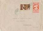 Gabon Pour Congo Lettre Cover Carta Brief N'Jole 11 Mai 1946. - Lettres & Documents