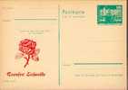 Bon Entier Postal Allemand Sur La Fête Des Roses, Neuf TB - Rose