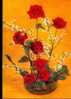 Bel Entier Carte Postale Russe Sur Les Roses (30) - Roses