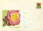 Entier Postal Roumain (7) - Roses