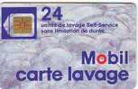 CARTE LAVAGE MOBIL 24 UNITES BON ETAT - Lavage Auto