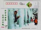 Crystal Palace,stalactite Of Snow,China 2006 Baligou Landscape Advertising Pre-stamped Card - Climat & Météorologie