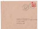 ALGERIE Algeria Lettre DJEMAA SAHARIDJ / TIZI OUZOU 6 2 65 ( Agence Postale Postal Agency ) Cover - Cartas & Documentos