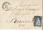 CH028/- SCHWEIZ -Strubel 10 Rp., Guter Schnitt, Fribourg 1859 - Cartas & Documentos