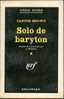 N° 630 - EO 1961 - CARTER BROWN - SOLO DE BARYTON - Série Noire