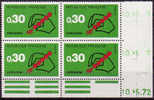 France, Coin Daté " Code Postal N°1719" Du  10/5/72( CD 17/036) - 1970-1979