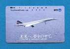 ( 1352 ) - Télécarte JAPON - ( Avion CONCORDE ) - *** TBE *** - Avions