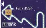 TARJETA DE ESPAÑA DE NAVIDAD FELIZ 1996 TIRADA 14000 (CHRISTMAS) - Kerstmis