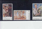 AUSTRALIA 1974  -  Yvert 531/33  Arte - Pittura - Quadri - Ungebraucht