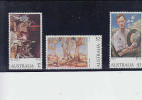 AUSTRALIA 1974  -  Yvert 531/33  Arte - Pittura - Quadri - Mint Stamps