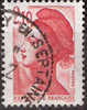 Timbre France Y&T N°2319 (01) Obl. Liberté De Gandon. 2 F. 10. Rouge. Cote 0.15 € - 1982-1990 Liberty Of Gandon