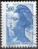 Timbre France Y&T N°2320 (01) Obl. Liberté De Gandon. 3 F. 00. Bleu. Cote 0.80 € - 1982-1990 Liberty Of Gandon