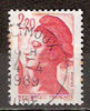 Timbre France Y&T N°2376 (02) Obl. Liberté De Gandon. 2 F. 20. Rouge. Cote 0.15 € - 1982-1990 Liberty Of Gandon