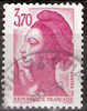 Timbre France Y&T N°2486 (01) Obl. Liberté De Gandon. 3 F. 70. Rose. Cote 0.50 € - 1982-1990 Liberté De Gandon