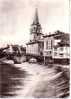 CPA. SAINT-GIRONS. La Chaussée Sur Le Salat. Le Pont Et L'église. 1966.  (envois Gratuis) - Saint Girons