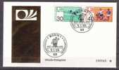 ALLEMAGNE  FDC  Cup  1974  Cachet BONN 1 Le 15 -5- 74  Football  Soccer  Fussball - 1974 – West Germany