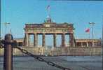 Postcard: Berlin, Brandenburger Tor With The Wall, Not Used - Look At Picture - - Berliner Mauer