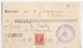 RICEVUTA PAGAMENTO Istituto Serale Della Maddalena Con Bollo 1937 - Revenue Stamps