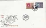 N140/- NORWEGEN -  100 Jahre Norwegische Briefmarken FDC 1972 - Covers & Documents