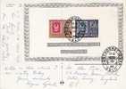 N142/ - NORWEGEN - , 100 Jahre, Block M. Sonderstpl. Karte N England - Lettres & Documents