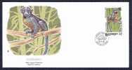 Guernsey 1989 White - Lipped Tamarin, Monkey, Animal, Mammal, Wild Life, Fauna FDC # 7168 - Affen