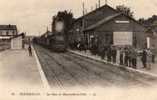 51 MOURMELON LE PETIT Gare, Intérieur, Train Vapeur, Animée, Ed LL 14, 191? - Mourmelon Le Grand