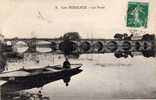 78 LES MUREAUX Bords De Seine, Pont, Animée, Barque, Ed CM 2, 1910 - Les Mureaux