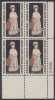 !a! USA Sc# 1273 MNH PLATEBLOCK (LR/28210/b) - John Singleton Copley - Ongebruikt