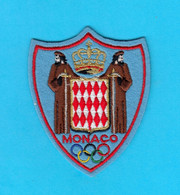 MONACO NOC - Beautifull Very High Quality Patch * Olympic Games Olympiad Olympia Olympiade Olimpische Spiele Olimpici - Bekleidung, Souvenirs Und Sonstige