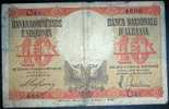 Banknote,paper Money,Albania,Shqipnis,10 Lek,dim.98x62mm. - Albanie