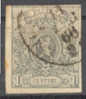 °1866 22 Non-dentelé, Cote € 170.00 Certifié Au Verso - 1866-1867 Petit Lion