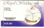 E728 - ST VINCENT GRENADINES Yv N°220/21 ** CARNET MARIAGE ROYAL - St.Vincent E Grenadine