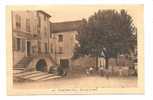 Vidauban   La Place De La Poste  Animée - Vidauban