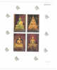 Thailand 1995 Visakhapuja Day Sculptures Of Buddha S/S MNH - Buddismo