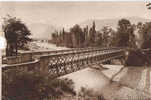 ARGELES-GAZOST - (65400) - CPA - Haute Pyrénée - Pont De Tillos - Le Gave - Au Fond Le Viscos - Argeles Gazost