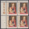 !a! USA Sc# 1321 MNH ZIP-BLOCK (UL) - Christmas - Ongebruikt