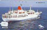 Telefonkarte Télécarte Ship Bateau Schiff Schip Boot (25)  Phonecard Japon Japan - Barcos