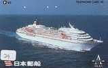 Telefonkarte Télécarte Ship Bateau Schiff Schip Boot (29)  Phonecard Japon Japan - Barcos