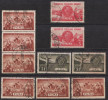 Rumänien; 1950; Michel 1242/4/6 O; Volkssport - Used Stamps